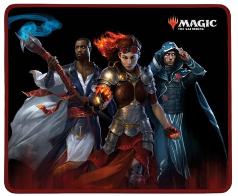 Konix Magic The Gathering Gaming-Mauspad 32 x 27 cm - Ultrafeine 3D-Silikonoberfläche - Planeswalkers-Motiv