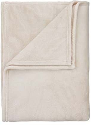 BUTLERS Fleecedecke L 200 x B 150cm | große extra weiche und Flauschige Couchdecke | Überwurf für Sofa im Wohnzimmer | Pflegeleicht