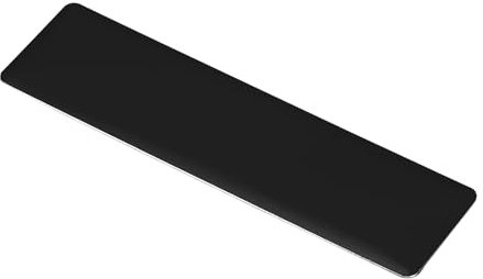 PATIKIL 3x1x0.04 Metal Nombre Placa, 20 Packs Anodizado Aluminio En Blanco Placa Bricolaje Personalizado Grabado Redondo Esquina Cartel Etiqueta para Personalizada Impresión, Negro