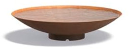 Adezz Wasserschale Garten groß aus Cortenstahl - Grosse Wasserschale für brunnen - Wetterbeständig - Ø 150cm Höhe 31cm