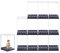 FINGERINSPIRE 12 Stück Minifiguren Vitrine 4.7x4.7x7.6 cm Stapelbare Modellvitrine Acryl Vitrine Mit Sockel Schwarze Bausteine Für Minifiguren Bausteine Aufbewahrung Geschenk