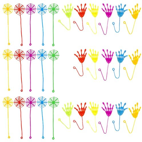 KHIRY 30 Unidades de Manos Adhesivas, Manos Autoadhesivas, Manos Adhesivas de Colores, Gadget para cumpleaños, Regalo para Fiestas