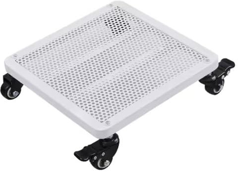 Support Plantes Interieur Avec Roues, Porte Plante Interieur Supports De Pots De Fleurs À Roulettes Plateaux pour Pots, Porte Plante Rectangulaire Fer Chariot À Roulettes ( Color : Bianco , Size : 40x