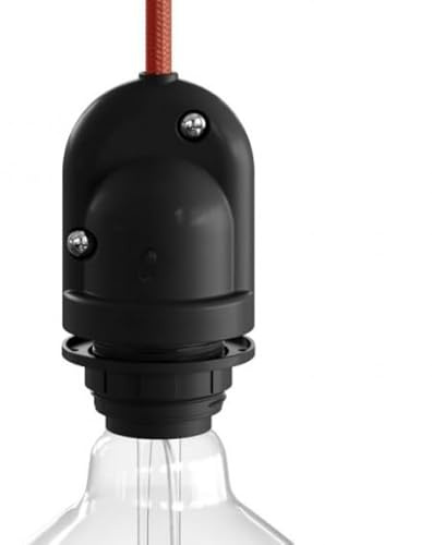 Douille E27 étanche IP65 Noire pour l'extérieur