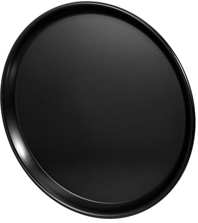 VOSAREA Microwave Grill Pan Alloy Pizza Baking Tray Non-stick Oven Pan 12-inch Round Pizza Crisper Plate for Oven and Freezer Use