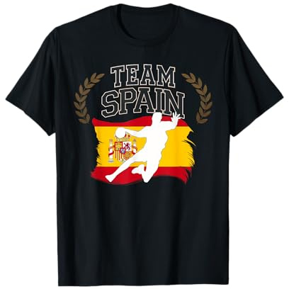 Handball Spanien Trikot Handballspieler Handballspiel T-Shirt