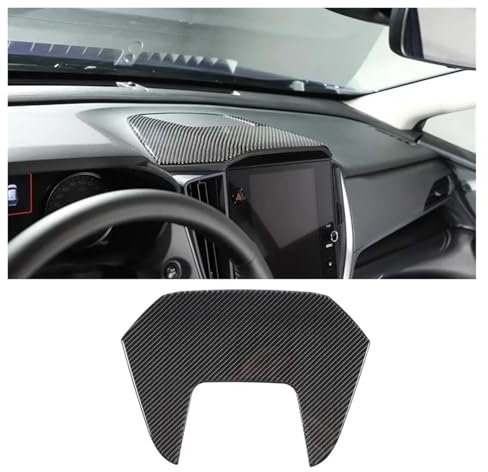 Auto Interieur Zubehör Für Subaru Für Crosstrek 2024 Schwarz Carbon Fiber Auto Innendekoration Zierrahmen Aufkleber Autozubehör Auto Innenraum(G-b)
