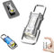 LED Keychain Flashlight Mini Keychain, 2025 New Mini Flashlight, Waterproof Keychain Flashlight, Rechargeable Mini Flashlight Keychain, 3 in 1 Flashlight & Power Bank & Keychain