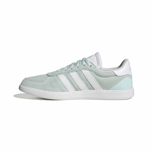 Adidas Damen BREAKNET Sleek Shoes, Halo Mint/FTWR White/FTWR White, 37 1/3 EU