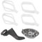 Emiif Professional Cake Cookie Paddle Set With Metal Drive Attachment For Bosch Plus Stand Mixer Accessories