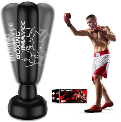 Freestanding Punching Bags for Adults Teens, Upgrade Thickened 180CM PVC Punching Bag for Adult, Heavy Standing Punch Bag, Kickboxing Bags For Muay Thai, Mma, Boxing Training, Sandbag Fitness.