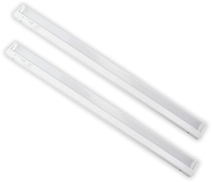 LUXULA 2 Stück LED Unterbauleuchte schwenkbar 84cm, Weiß, 12W 1200lm | Schrankbeleuchtung mit Schalter, 3CCT dimmbar 2700K 4000K 6000K, IP20, Unterbau Lichtleiste, Küchenlampe, verknüpfbar