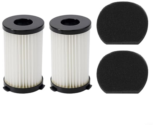 Set di 2 filtri per aspirapolvere per scopa elettrica Ariete Handy Force BS1948cb 2761 2759 RBT, progettati per filtrare la polvere fine e mantenere la pulizia dell'aspirapolvere