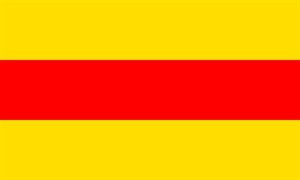 FRIP - Versand Baden Gelb-Rot-Gelb Fahne Grösse 1,50x0,90m