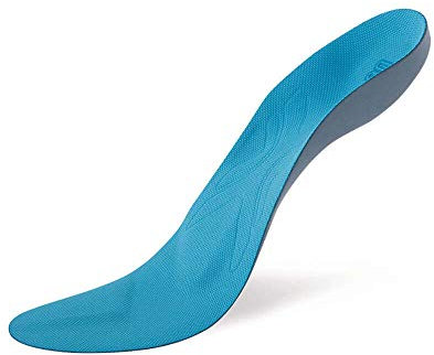 Bauerfeind Sport-Einlegesohlen, für Volleyball, Tennis, Basketball und Golf, Gr. 35, Sprunggelenk-Stabilisierung, Weightflex-Technologie, rivera, 1 Stück