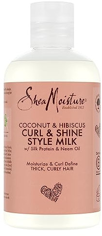 SHEA MOISTURE Moisture Coconut & Hibiscus Curl & Style Milk, 254 ml