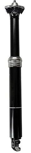 XLC All MTN Teleskopsattelstütze SP-T11 - Robuste Performance fürs Mountainbiken, Schwarz, 420 mm