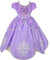 Lito Angels Vestito Costume da Sofia la Principessa per Bambina, Taglia 5-6 Anni, Viola B