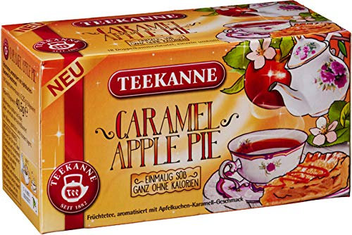 TEEKANNE Früchtetee Caramel Apple Pie, Beutel kuvertiert, 18 x 2,25 g, Sie erhalten 1 Packung mit 15 Beutel