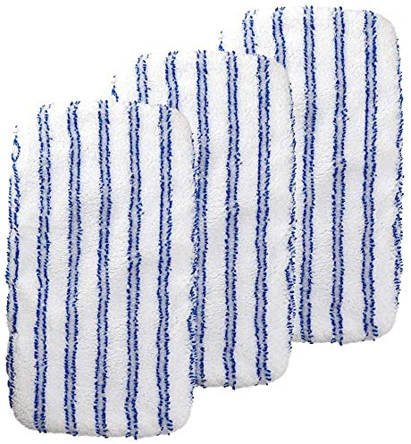 Lot de 3 serpillères en microfibre pour balai plat - Recharges pour balai à franges B07B9VXXGR Masthome