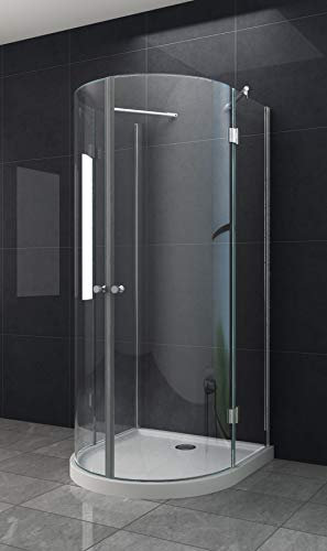 Home Systeme - Cabine de douche en U Cabine de douche BEN 100 x 100 x 195 cm / 6 mm / sans receveur de douche