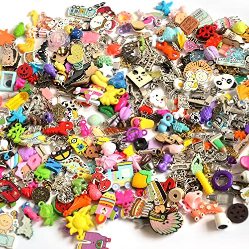 TomToy Kleine gemischte Spionage-Schmuckstücke für I Spionagebeutel/Flasche, DIY-Projekte, Basteln, Scrapbooking, 1–3 cm, Set mit 500 Schmuckstücken