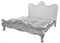 Casa Padrino Barock Bett Florenz Weiß 180 x 200 cm aus der Luxus Kollektion