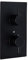 ENKI, Venice, TSV024, Concealed Thermostatic Twin Diverter Shower Mixer Valve with Two Outlets, Round Handles, Modern Bathrooms, Constant Temperature, Matt Black