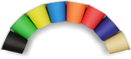 Mega Pack - 1600 Bicchierini in Carta da caffè 75ml Riciclabile Monouso Biodegradabile Compostabile Premium Quality Espresso Macchiato Eco Compatibili