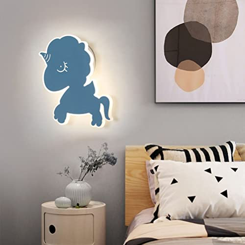 LED Einhorn Wandleuchte Kinderzimmer Jungs Mädchen Kinder Wandlampe Wand-Leselicht Schlafzimmer Nachttischlampe Nachtlichter Einhornlichter Baby Stimmungslichter für kinder bester Geburtstag Geschenk