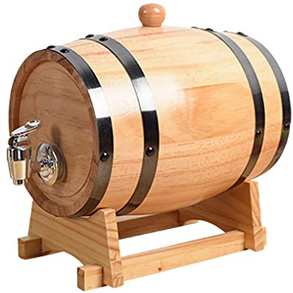 Cabilock 1 Juego De Piezas Barril De Vino Almacenamiento De Madera Rastro De Búfalo Bourbon 1. Dispensador De Vino 5l Madera Retra Colgador Sombrilla Playa Sidra Roble Vaso De Vino Antiguo