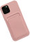 Emlivi Coque Portefeuille pour iPhone XS Souple TPU Silicone Mat Protection de la Caméra Étui avec Porte-Cartes Portefeuille Anti-Rayures Carte Housse Compatible avec iPhone X Case, Rose