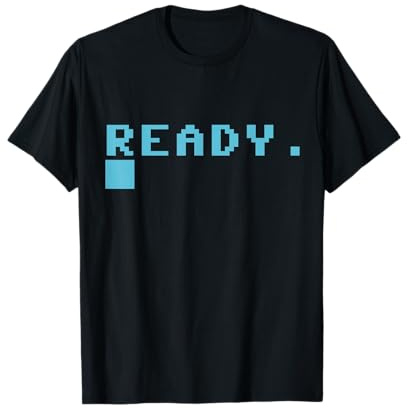 C64 Retro-Gaming-Computer bereit zum Laden T-Shirt