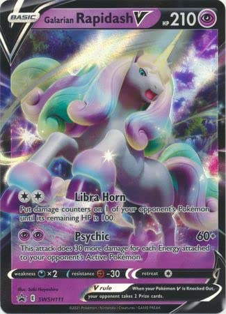 Galarian Rapidash V – SWSH111 – Promo Pokemon Schwert & Schild Promos