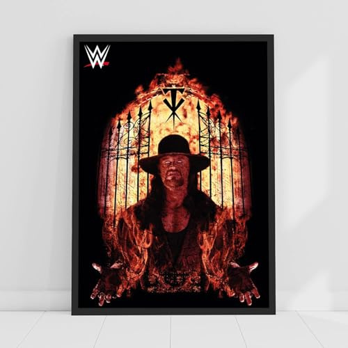 WWE Print – The Undertaker Gates Poster Wrestling Wandkunst (A4-21 cm x 29,7 cm)