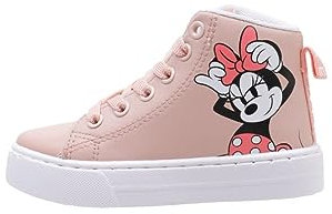 Disney Minnie Mouse High Top Sneakers Sneaker, Beige, 30 EU