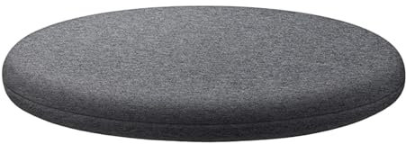 kowaku Rundes Sitzpolster, Bodenkissen, universelles weiches Stuhlpolster, Memory-Schaum-Sitzkissen für Terrasse, Zuhause, Esszimmer, Büro, Dunkelgrau 30cm