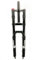 LHHL 26/27.5/29 Inch Travel 130mm MTB Air Suspension Fork 1-1/8 Straight Tube QR 9mm Double Shoulder Manual Lockout Ultralight Mountain Bike Front Forks (Color : Black, Size : 29 inch)