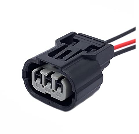 EVURU 3 Pin HX 040 Sumitomo Auto Adapter Zündspule Stecker Wasserdichter Stecker Kabelbaum Kompatibel mit H~nda 6189–0887 6188–4739 (Color : 3P Female, Size : 1 Pc)