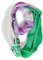 Cecil Damen B572378 Glitzer Schlauchschal, sporty lilac, A