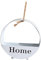 OFFSCH Indoor-Pflanzgefäße hochbeet Holz lechuza hängekorb deckenkorb Zimmerpflanzen Anlage Blumentopf für die Hauswand Blumenhalter hölzern Blumenstand Anhänger schmücken Blumenkorb Weiß