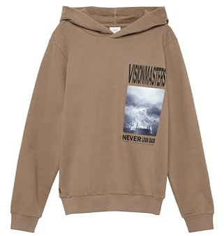 s.Oliver Wärmendes Kapuzen-Sweatshirt mit Frontprint