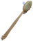 PARENCE.- Cepillo exfoliante de madera con mango largo y cordón colgante - Cepillo trasero para ducha y masaje circulatorio - Madera, 42x7x3cm