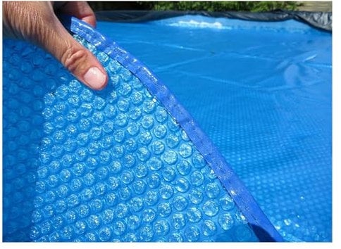 10 m, 9 m, 8 m, 7 m, 6 m, 5 m, 4 m, 3 m, 2 m, runde Wärmewellen-Solardecke für Schwimmbäder in Blau, runde Solar-Poolabdeckungen für eingebaute Pools, Aufstellpools, Whirlpools und Spas (Farbe: Blau