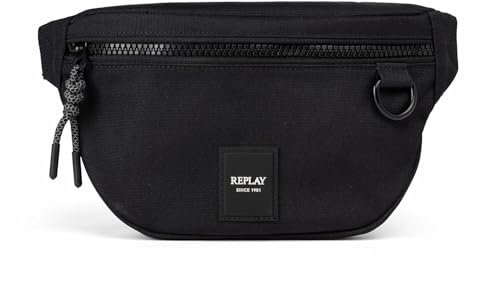 REPLAY Herren FM3720 Gürteltasche, 0098 Black