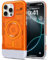Spigen Classic C1 MagFit Hülle für iPhone 16 Pro Max, Kompatibel mit MagSafe Zubehör -Tangerine