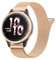 Oumida Bracelet pour Fossil Femme Gen 6/Fossil Femme Gen 5E, 18mm bracelet acier inoxydable pour Vivoactive 4S/Venu 2S/Venu 3S/Vivomove 3S, Or rose