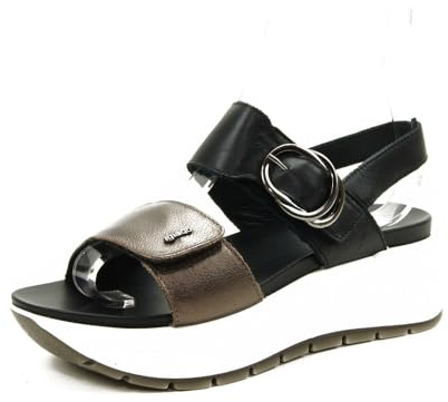 IGI&Co Damen D.Sirena Keilsandale, Bronze Schwarz, 37 EU