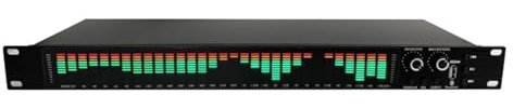 Rack-mounted 1U Digital Spectrum Analyzer Bluetooth USB Equalizer Level Indicator VU Meter 31 Paragraphs For Recording Studio
