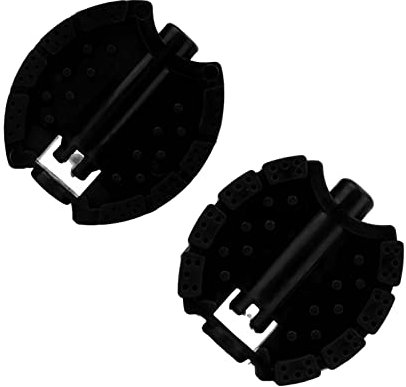 WGFOIP Kinderfahrradpedal, Kinderdreirad, Fahrrad, Kinderfahrradpedale, Kunststoff-Fußpedalzubehör, Geeignet für die Meisten Kinderfahrräder (Schwarz)